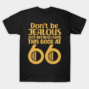 Don't Be Jealous Just Because I Look This Good At 66 T-Shirt